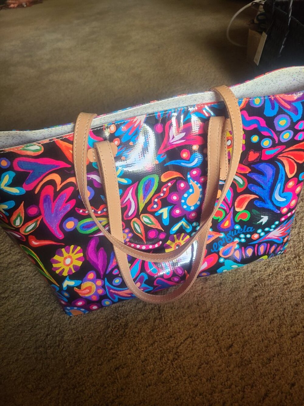 Consuela Sophie Big Breezy Tote – Glitter Interior! - Picture 2 of 6